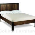 Lyon walnut wooden bedstead